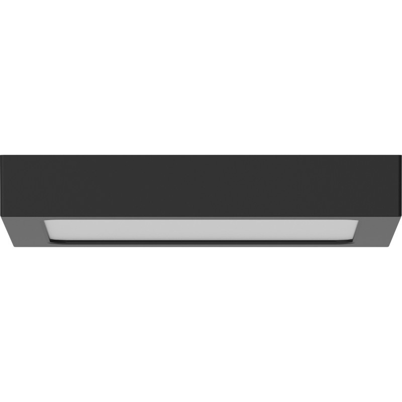 Mexen LDSS plafon de teto LED de superfície 22 x 22 cm, 18W, Neutro - 4000K, 1440 lm, preto - L213-022-1840-70