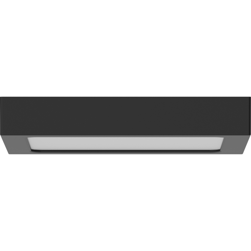 Mexen LDSS plafon sufitowy LED natynkowy 22 x 22 cm, 18W, Zimna - 6500K, 1440 lm, czarny - L213-022-1865-70