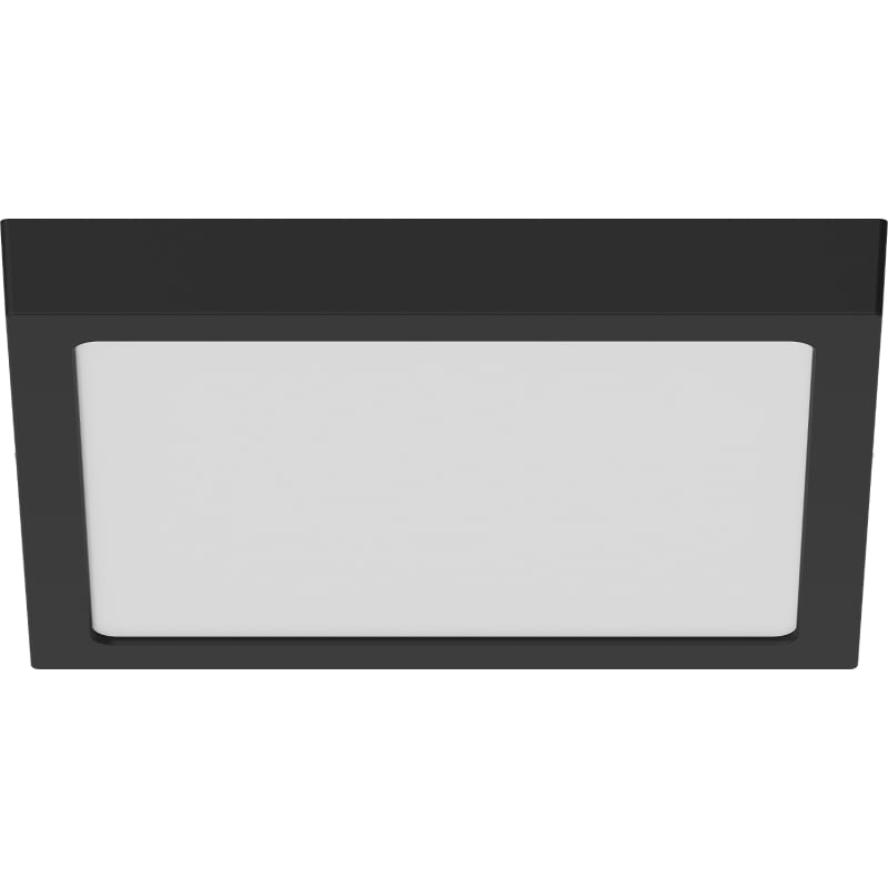 Mexen LDSS LED-takplafond ytmonterad 30 x 30 cm, 24W, Neutral - 4000K, 1920 lm, svart - L213-030-2440-70