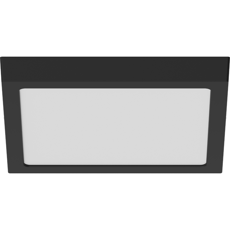 Mexen LDSS plafon sufitowy LED natynkowy 30 x 30 cm, 24W, Neutralna - 4000K, 1920 lm, czarny - L213-030-2440-70