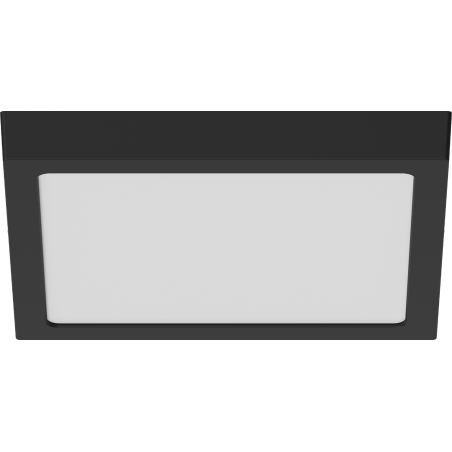 Mexen LDSS plafon sufitowy LED natynkowy 30 x 30 cm, 24W, Neutralna - 4000K, 1920 lm, czarny - L213-030-2440-70