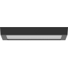 Mexen LDSS plafon sufitowy LED natynkowy 30 x 30 cm, 24W, Neutralna - 4000K, 1920 lm, czarny - L213-030-2440-70
