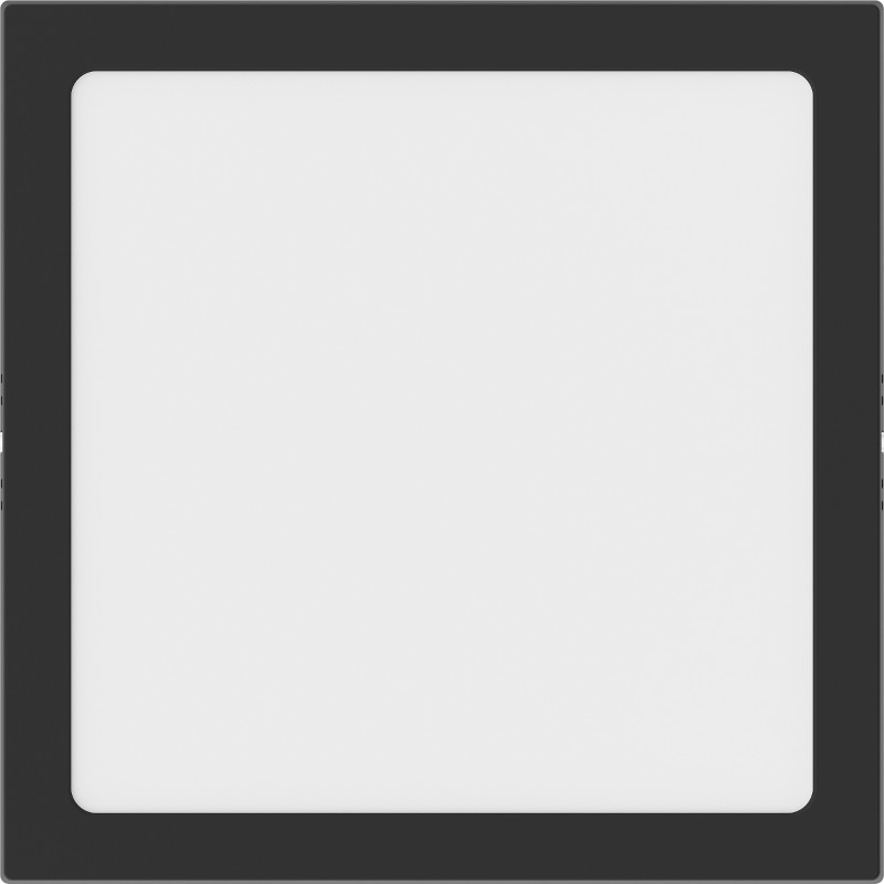 Mexen LDSS LED-kattovalaisin pinta-asennettava 30 x 30 cm, 24W, Neutraali - 4000K, 1920 lm, musta - L213-030-2440-70