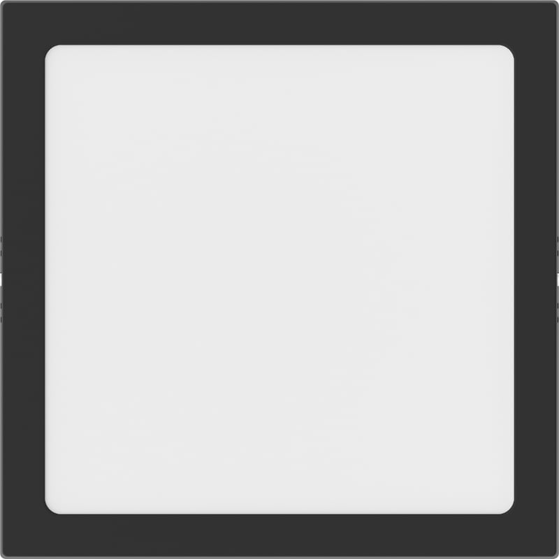 Mexen LDSS plafonnier LED monté en surface 30 x 30 cm, 24W, Neutre - 4000K, 1920 lm, noir - L213-030-2440-70