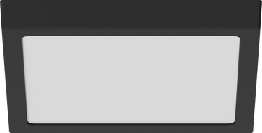 Mexen LDSS LED virsapmetuma griestu plafons, 30 x 30 cm, 24W, Auksti balta - 6500K, 1920 lm, melna - L213-030-2465-70