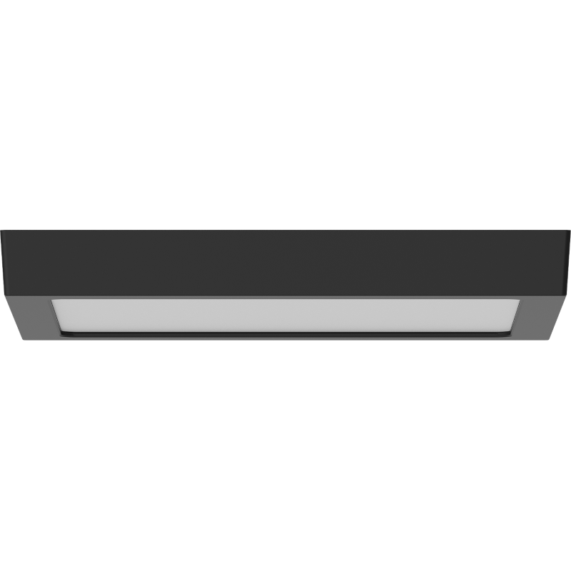 Mexen LDSS plafon sufitowy LED natynkowy 30 x 30 cm, 24W, Zimna - 6500K, 1920 lm, czarny - L213-030-2465-70