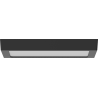 Mexen LDSS plafon sufitowy LED natynkowy 30 x 30 cm, 24W, Zimna - 6500K, 1920 lm, czarny - L213-030-2465-70