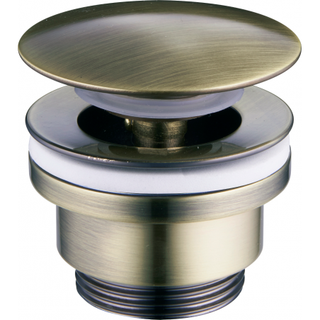 Mexen universal click-clack plug, antique brass - 79930-40