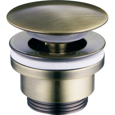 Mexen universele klik-klak stop, antiek messing - 79930-40
