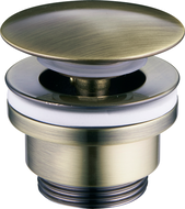 Mexen universal click-clack stopper, antique brass - 79930-40