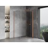 Mexen Mist-F preklopna tuš kabina desna 70 x 85 cm, prozirna, brušeni mjed - 8A6T-070-085-65-00-P