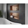Mexen X-Wall-NR nisplank zonder flens 75 x 30 cm, geborsteld koper - 19C1753010