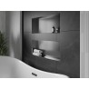 Mexen X-Wall-NR nišas plaukts bez apkakles 75 x 30 cm, gun gray matēts - 19E1753010