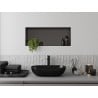 Mexen X-Wall-NR estante empotrado sin reborde 75 x 30 cm, gris pistola cepillado - 19E1753010