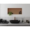 Mexen X-Wall-R nišas plaukts ar atloku 75 x 30 cm, matēts varš - 19C0753010