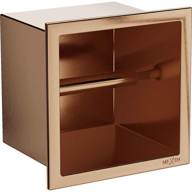 Mexen X-Wall-P suporte para papel higiénico, cobre escovado - 19C3