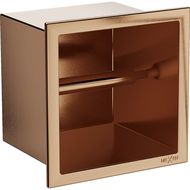 Mexen X-Wall-P support pour papier toilette, cuivre brossé - 19C3