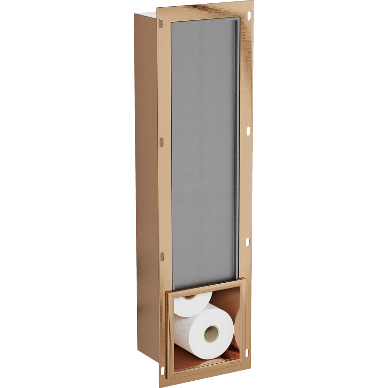 Mexen X-Wall-B Toilettenpapierhalter, gebürstetes Kupfer - 19C5