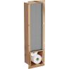 Mexen X-Wall-B toilet paper magazine, brushed copper - 19C5