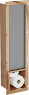 Mexen X-Wall-B toilet paper magazine, brushed copper - 19C5