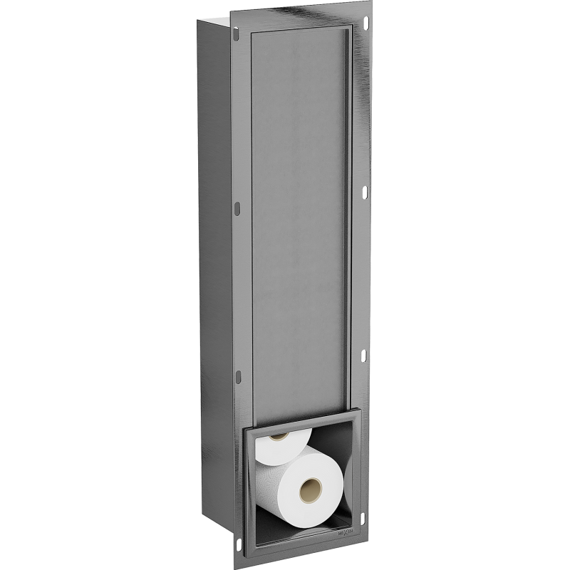 Mexen X-Wall-B Toilettpabeiermagazin, gebiergter gun gray - 19E5