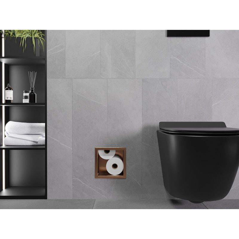 Mexen X-Wall-B θήκη για χαρτί υγείας, βουρτσισμένος χαλκός - 19C5