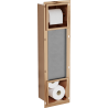 Mexen X-Wall-BP toiletrolhouder met magazijn, geborsteld koper - 19C4