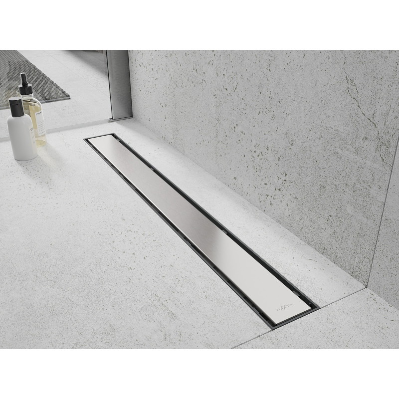 Mexen Flat Abs Flat ABS linearer Abfluss 2-in-1 80 cm, Inox - 1069080