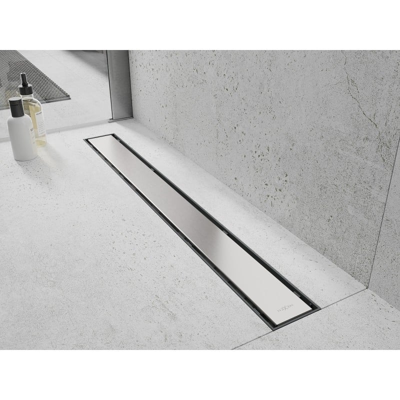 Mexen Flat ABS linear drain 2-in-1 80 cm, inox- 1069080