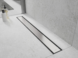 Mexen Flat Abs Flat ABS Linear Drain 2-in-1 80 cm, Inox - 1069080