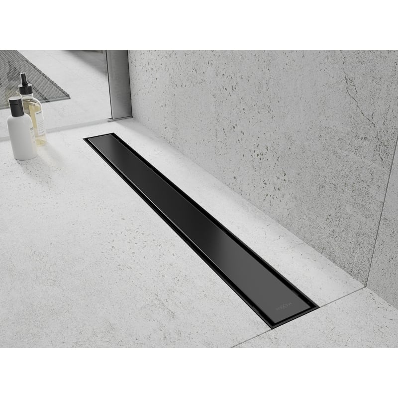 Mexen Flat Abs Ravni ABS linijski odvod 2u1 70 cm, crni - 1769070