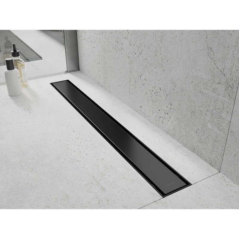 Mexen Flat ABS Linear Drain 2in1 90 cm, Black - 1769090