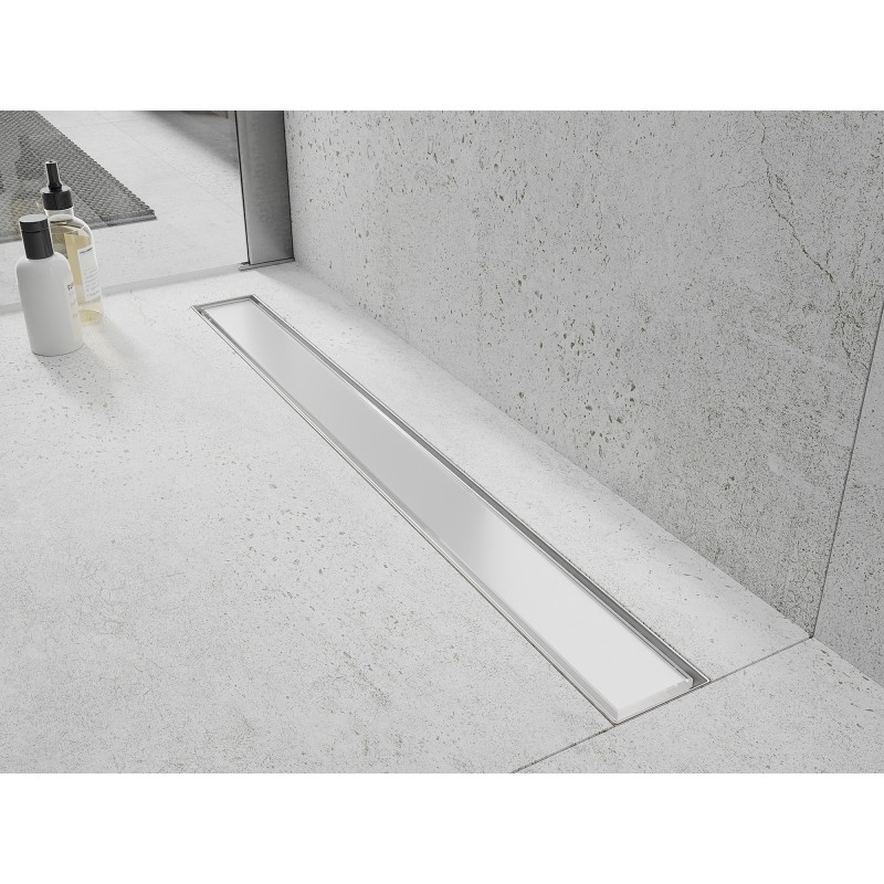 Mexen Flat MGW cache de drainage linéaire 60 cm, verre blanc - 1027060