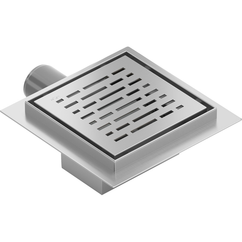 Mexen Flat-Q M01 scarico a pavimento quadrato 15 x 15 cm, inox - 1010315