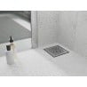 Mexen Flat-Q M01 scarico a pavimento quadrato 15 x 15 cm, inox - 1010315