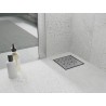 Mexen Flat-Q M12 golvbrunn fyrkantig 15 x 15 cm, inox - 1010415