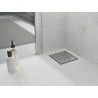Mexen Flat-Q M12 vierkante vloerput 15 x 15 cm, inox - 1010415