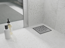 Mexen Flat-Q M12 põranda äravooluruut 15 x 15 cm, inox - 1010415