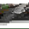 Mexen Elias Granitspüle 1-Becken mit Abtropffläche und Küchenarmatur Rita, schwarz/silber metallic - 6511-73-670300-70-B