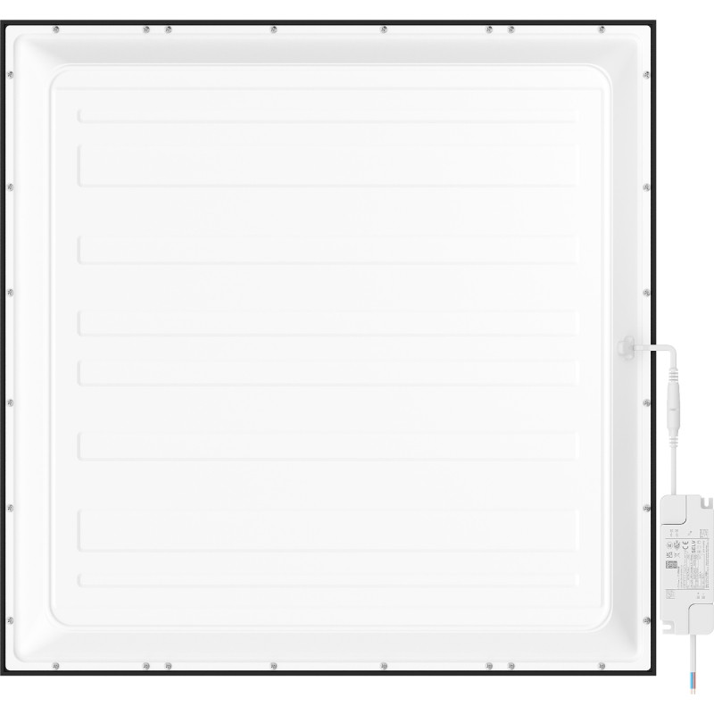 Mexen Brill LED-plafondpaneel inbouw 60 x 60 cm, 40W, Neutraal - 4000K, 3600 lm, zwart - L200-060-060-4040-70