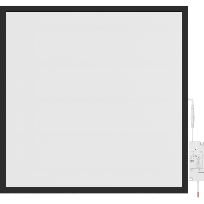 Mexen Brill LED griestu panelis slēptā montāža 60 x 60 cm, 40W, Neitrāls - 4000K, 3600 lm, melns - L200-060-060-4040-70