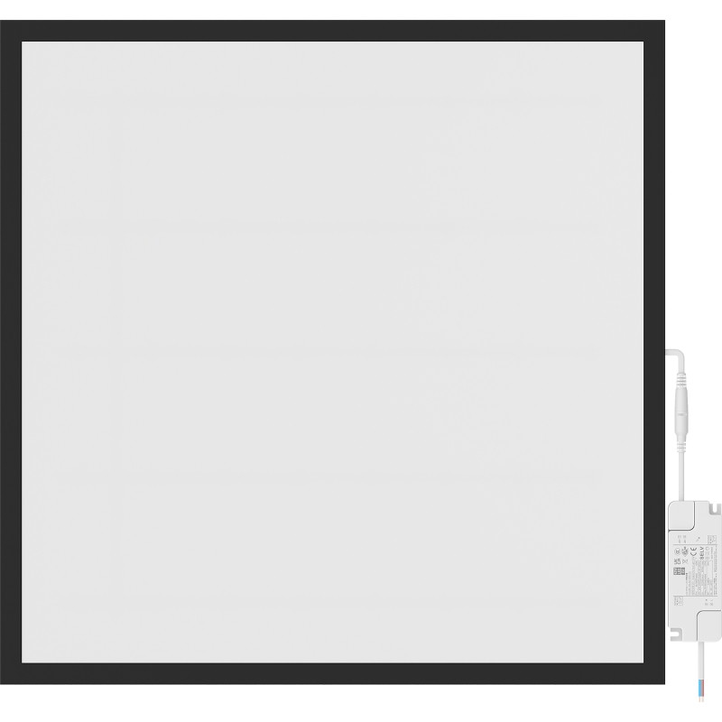Mexen Brill painel de teto LED embutido 60 x 60 cm, 40W, Neutro - 4000K, 3600 lm, preto - L200-060-060-4040-70