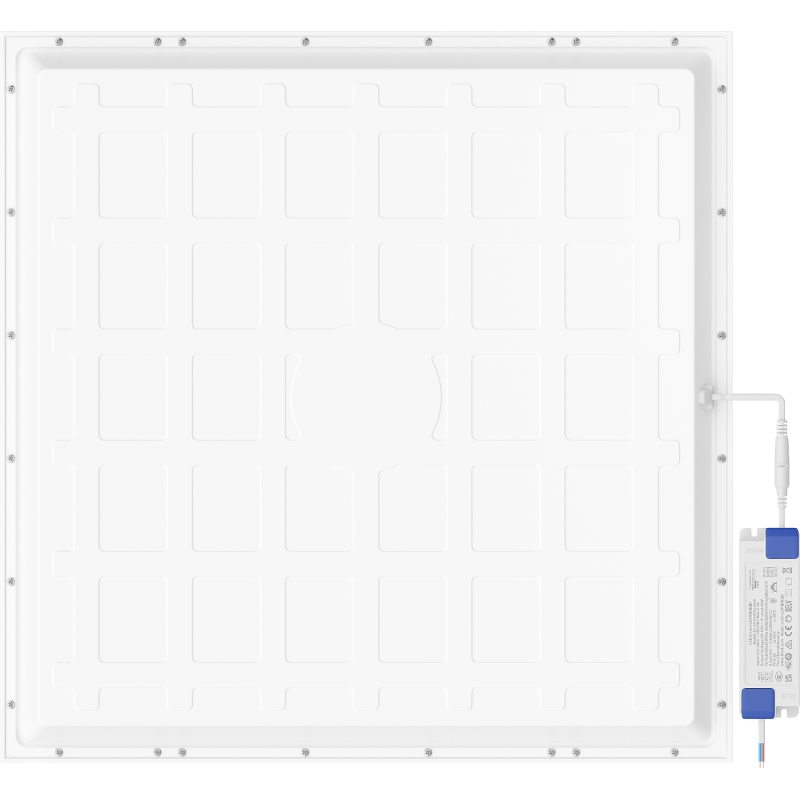 Mexen Brill+ LED griestu panelis iebūvējamais 60 x 60 cm, 48W, Auksts - 6500K, 5280 lm, balts - L201-060-060-4865-20