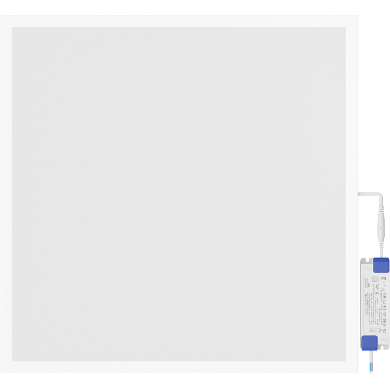 Mexen Brill+ led paneļu griesti zemapmetuma 60 x 60 cm, 48W, Auksta - 6500K, 5808 lm, balts - L201-060-060-4865-20