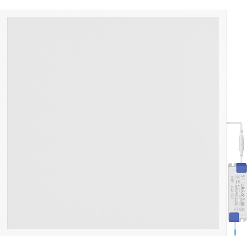 Mexen Brill+ panel de techo LED empotrado 60 x 60 cm, 48W, Frío - 6500K, 5280 lm, blanco - L201-060-060-4865-20