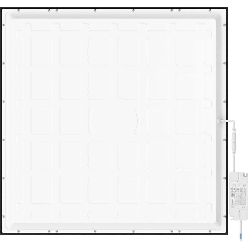 Mexen Brill-S LED-takinbyggnadspanel 60 x 60 cm, 36W, Neutral - 4000K, 3960 lm, svart - L202-060-060-3640-70
