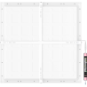 Mexen Brill-S LED griestu panelis 60 x 60 cm, 48W, Neitrāls - 4000K, 5280 lm, balts - L206-060-060-4840-20