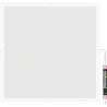 Mexen Brill-S panneau LED de plafond en saillie 60 x 60 cm, 48W, Neutre - 4000K, 5280 lm, blanc - L206-060-060-4840-20
