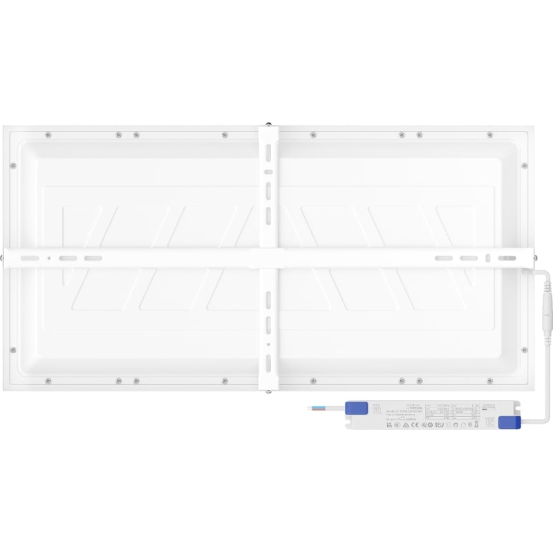 Mexen Brill-S panneau LED de plafond monté en surface 60 x 30 cm, 24W, Neutre - 4000K, 2880 lm, blanc - L207-060-030-2440-20