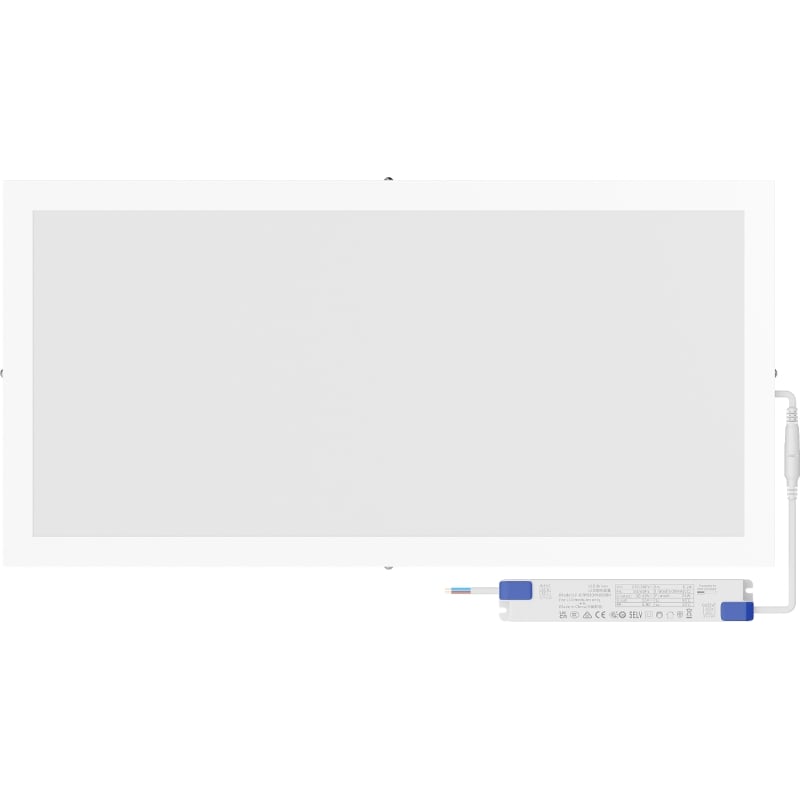 Mexen Brill-S LED plafondpaneel opbouw 60 x 30 cm, 24W, Neutraal - 4000K, 2880 lm, wit - L207-060-030-2440-20